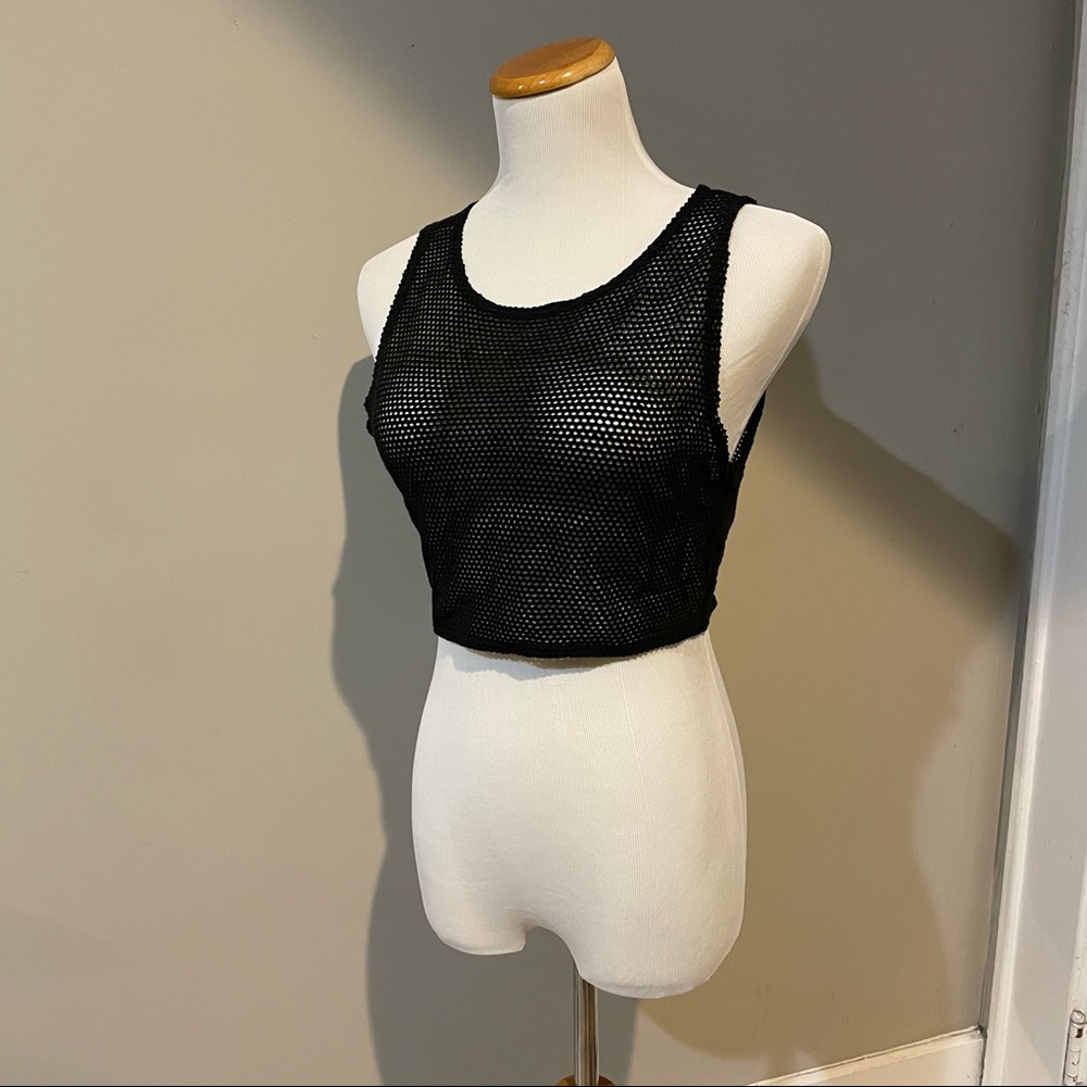 Mesh crop top